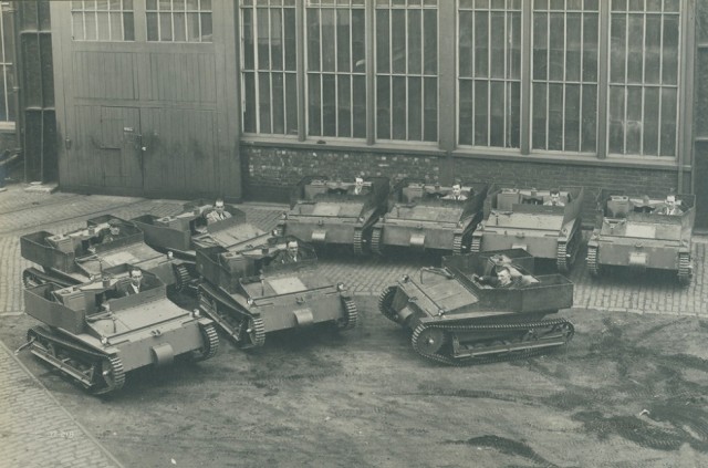 Carden-Loyd Carriers at the Elswick Works.