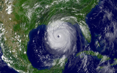 An image of Hurricane Katrina taken Aug. 28, 2005 Source National Oceanic and Atmospheric Administration 