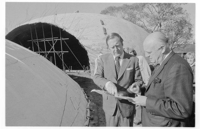 Binishell dome construction School model, 5/19/74, Sydney, NSW.