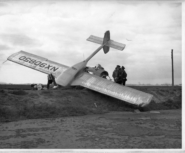 Model 118 Forced Landing in National City in 1947. source