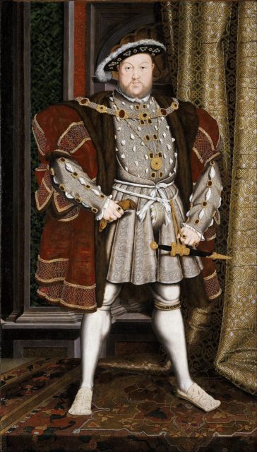 Portrait of Henry VIII by the workshop of Hans Holbein the Younger.Source