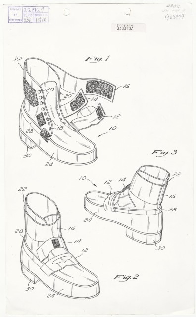 Michael Jackson's Anti-Gravity Illusion Shoes Selected Patent Case .Source. RECORDS OF THE TRADEMARK AND PATENT OFFICE 