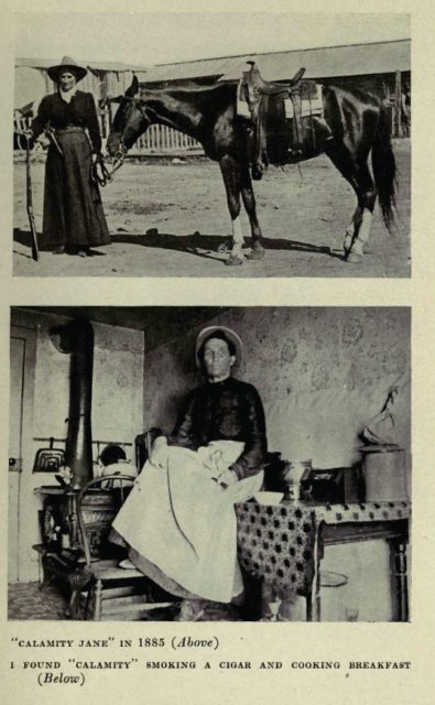 1885 photos of Calamity Jane.Source