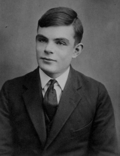 Passport photo of Alan Turing at aged 16.Source