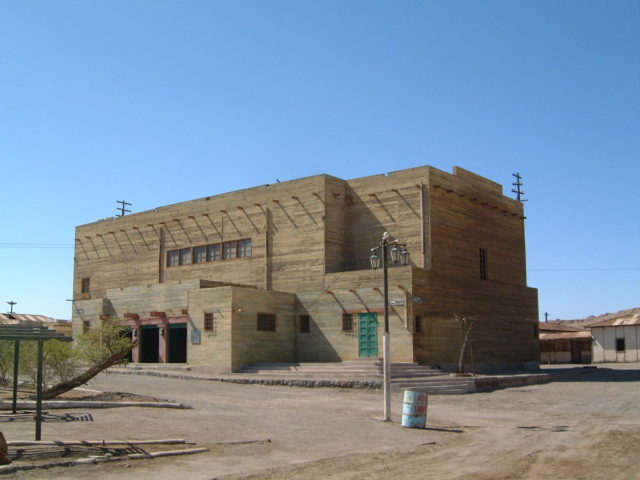 Theater in Humberstone Saltpeter Works Chile