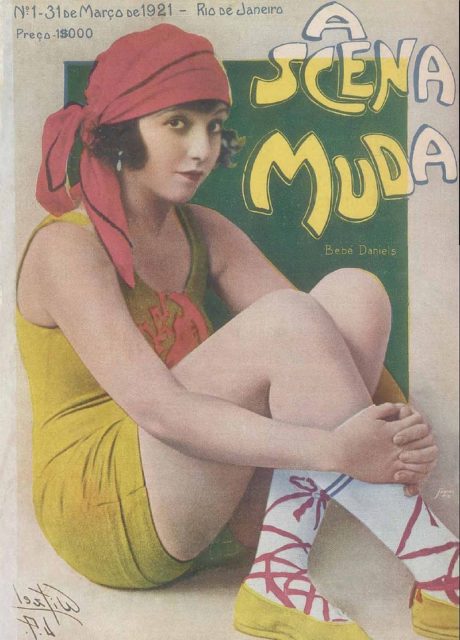 1920s swimsuit postcard . source