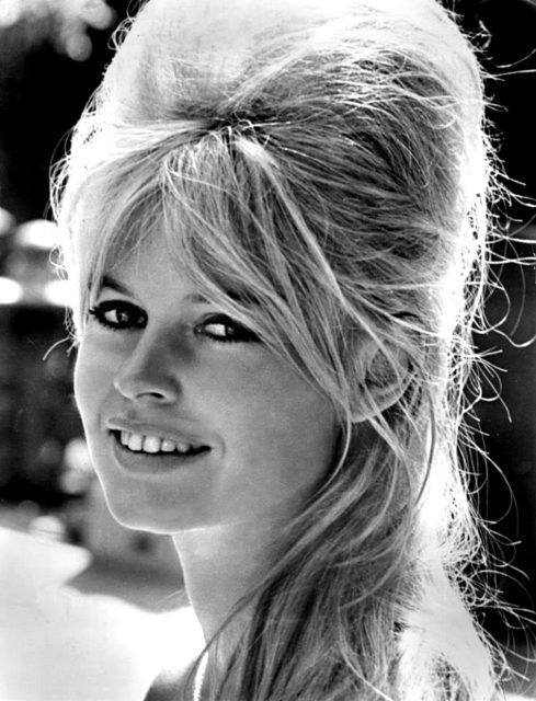 Brigitte Bardot with a Beehive in 1962