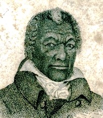 Engraved portrait of James Armistead Lafayette (c. 1759-1830) Source