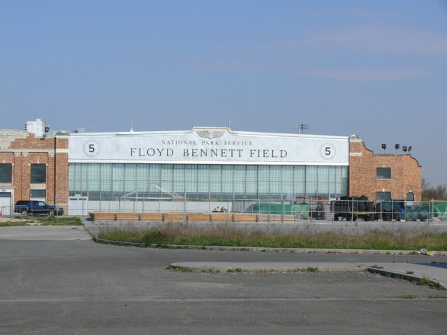  Hangar at the former Floyd Bennett Field.source
