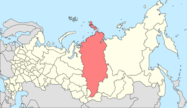 Map of Krasnoyarsk Krai. Source