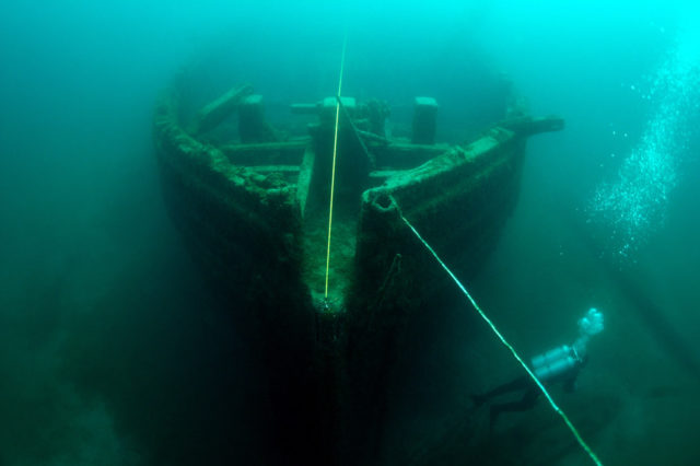 Bow of the EB Allen