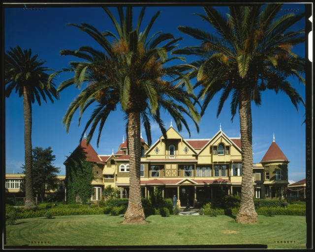 EAST FRONT - Winchester House, 525 South Winchester Boulevard, San Jose, Santa Clara County, Source
