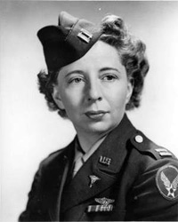 Ellen Church (1904–1965), first female flight attendant and U.S. Army Air Force flight nurseSource