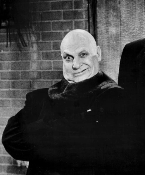 Image of Jackie Coogan, cropped from a publicity photo of Jackie Coogan (Uncle Fester) Source