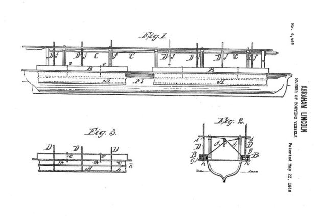 Lincoln patent drawings for patent No. 6,469