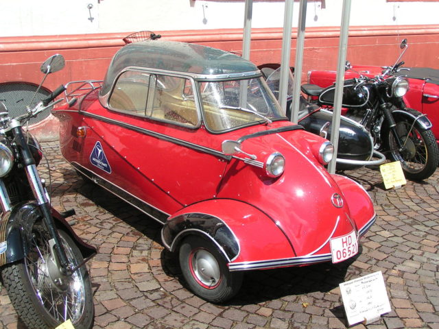 Messerschmitt Kabinenroller in Heidelberg .Source