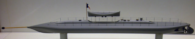 Model of Plongeur at the Deutsches Museum, Munich, showing the lifeboat detached.Source