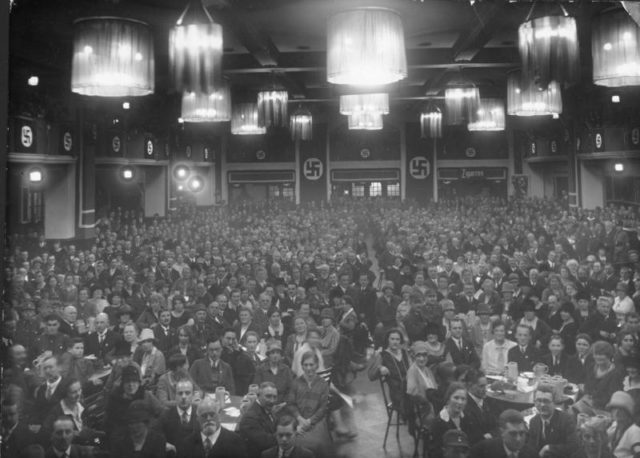 NSDAP meeting in Bürgerbräukeller