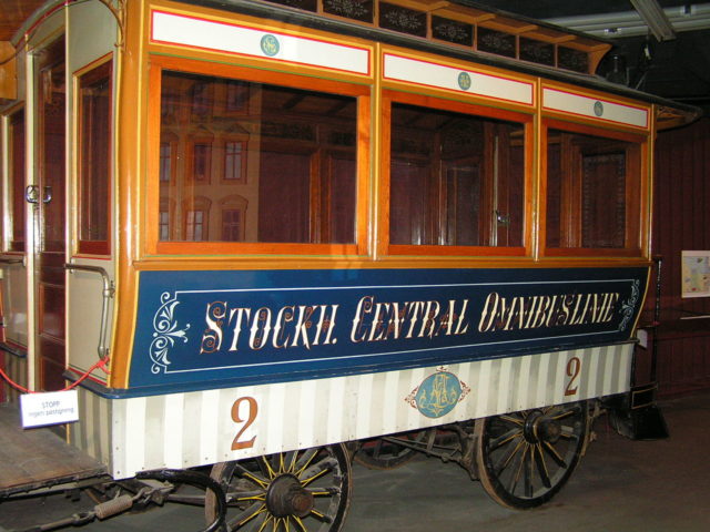 Omnibus in Stockholm tram museum Source