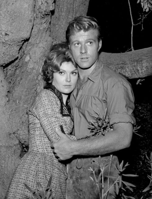 Photo of Robert Redford and Patricia BlairSource - 