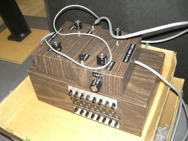 Prototype version of the Magnavox Odyssey, dubbed the Brown Box at the time. Source