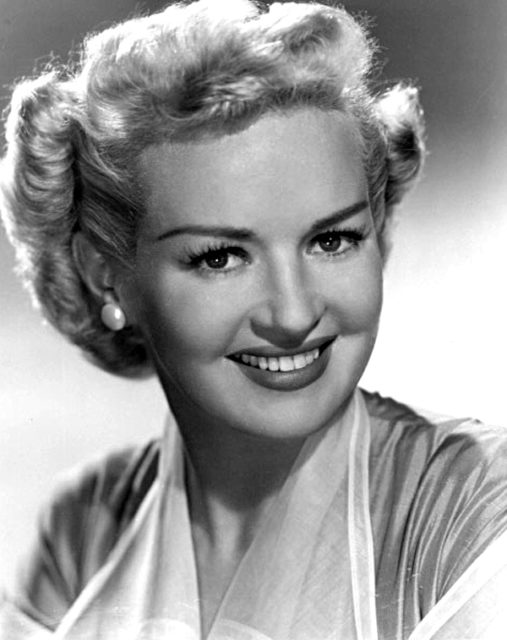 Publicity photo of Betty Grable for film Call Me Mister (1951). Source