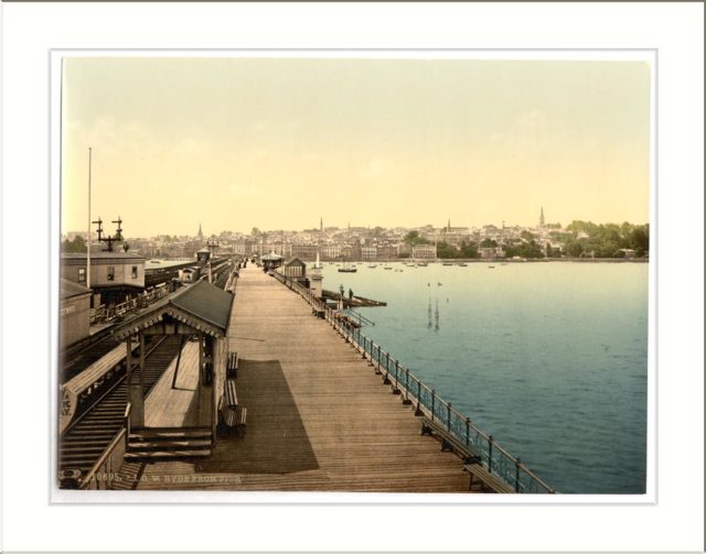 Ryde from pier Isle of Wight England Source