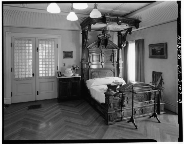 SARAH WINCHESTER'S BEDROOM, SECOND FLOOR Source