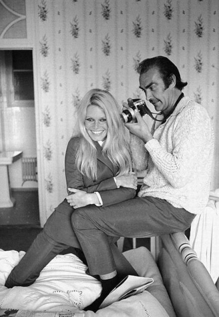 Sean Connery e Brigitte Bardot. Source:Flickr