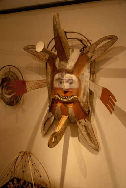 Sun mask At the Ethnological Museum in Berlin 2010