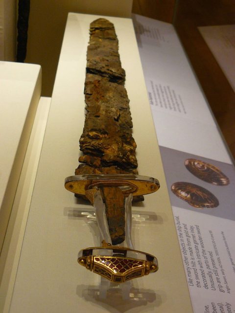 Sutton Hoo sword (early 7th century) Source