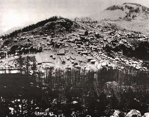 The city of Granite, taken in about 1895. Source