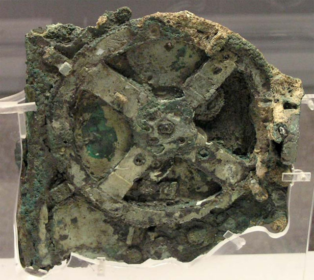 This ancient Greek computer called the Antikythera mechanism continues to puzzle scientists as to what it was used for.Source