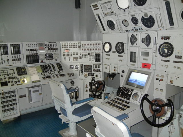 USS Sturgeon (SSN-637) Control Center. Source