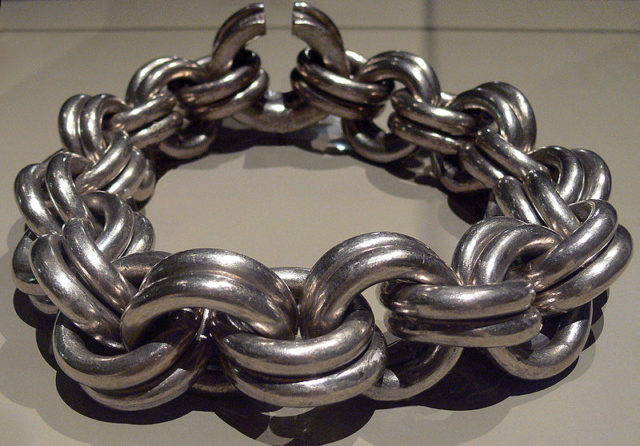 The Whitecleuch Chain, high status Pictish Silver chain
