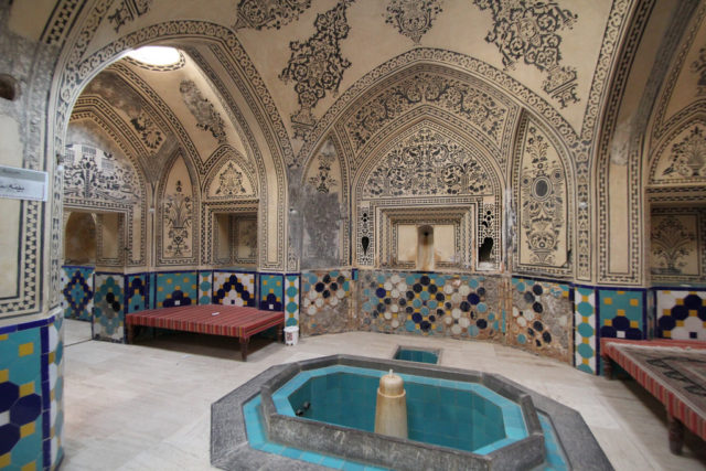 A 16th century public bathhouse built during the time of the Safavid empire. Source