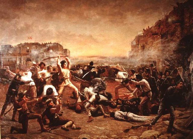 Fall of the Alamo Source:Wikipedia/public domain 