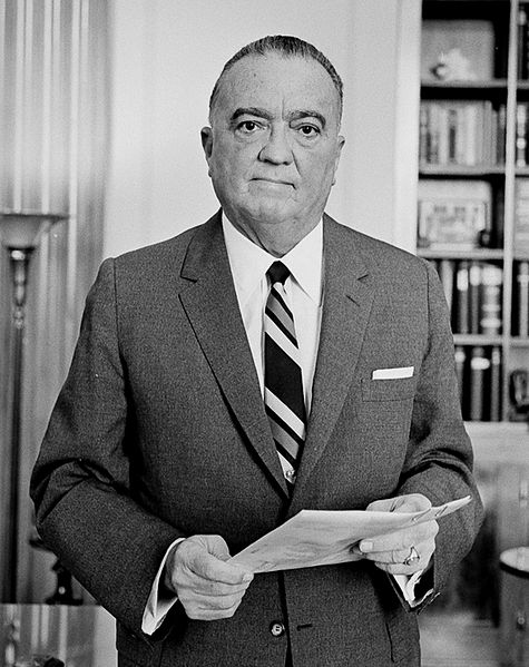 J. Edgar Hoover in 1961