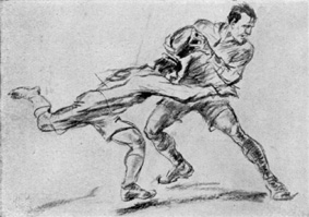 Jean Jacoby is the only artist to win two gold medals. He won his second with the above drawing, titled Rugby.Source