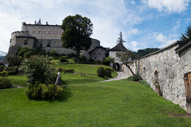 The garden of the castle. Source