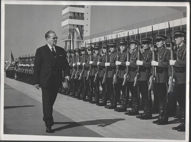 Tito and Yugoslavian guardists