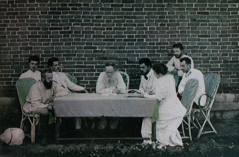 Tolstoy organizing famine relief in Samara, 1891