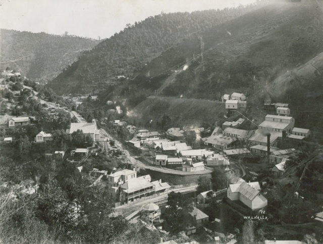Walhalla township in 1910 Source:Wikipedia/Public domain