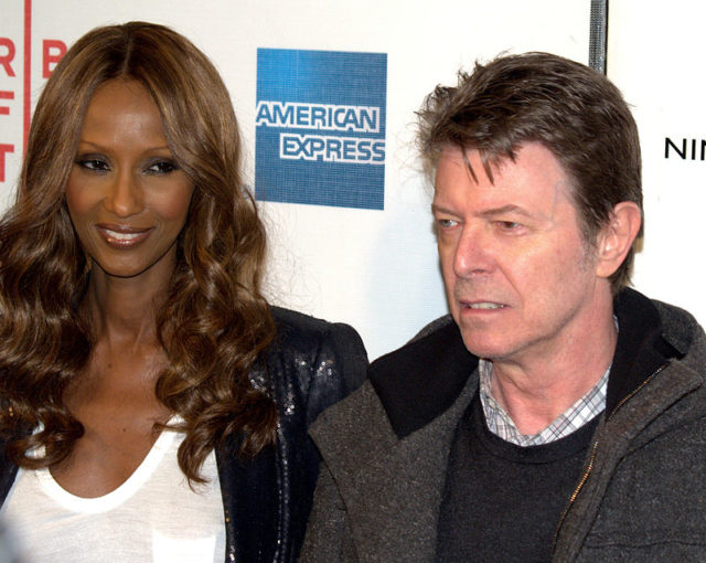 Bowie and wife Iman Source:By David Shankbone - David Shankbone, CC BY 3.0, 