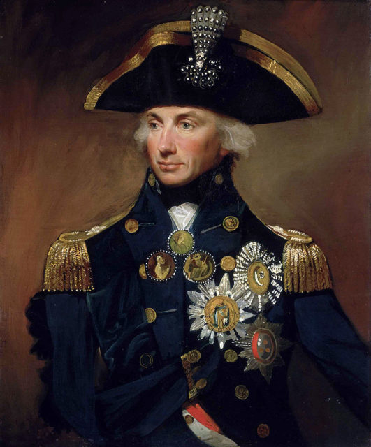 Vice Admiral Horatio Nelson by Lemuel Francis Abbott