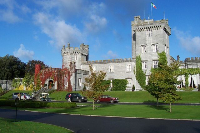 Entrance to Dromoland Castle, Ireland
