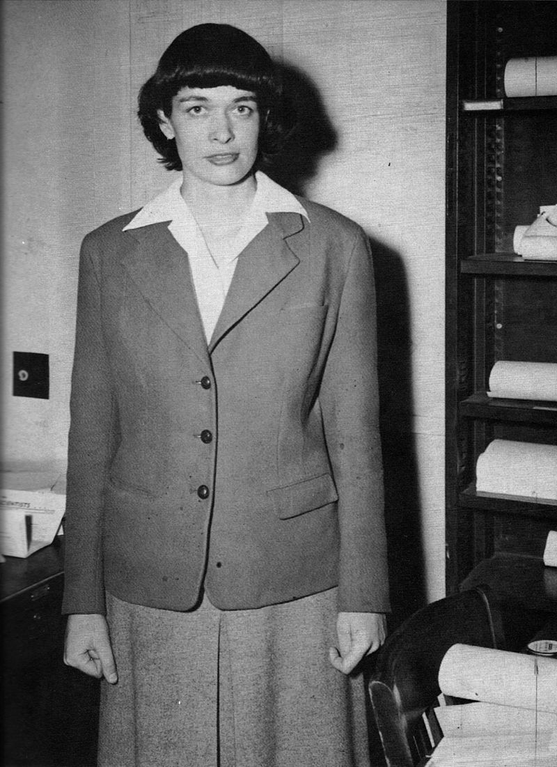 Leona Woods Marshall at the University of Chicago in 1946. Source: Wikipedia/Public Domain