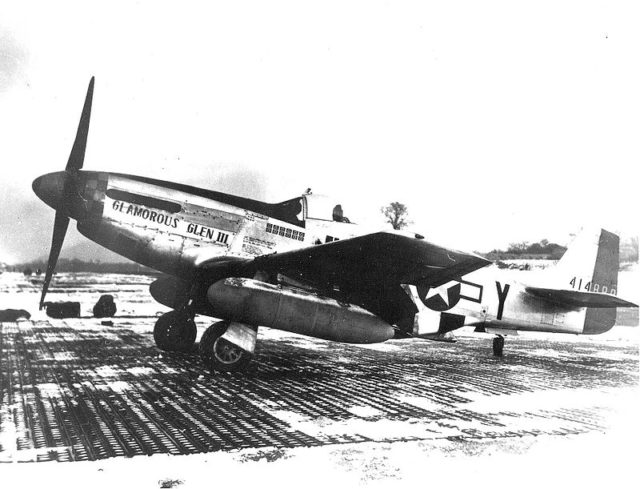 P-51D-20NA, Glamorous Glen III, is the aircraft in which Yeager achieved most of his aerial victories. Wikipedia/Public Domain