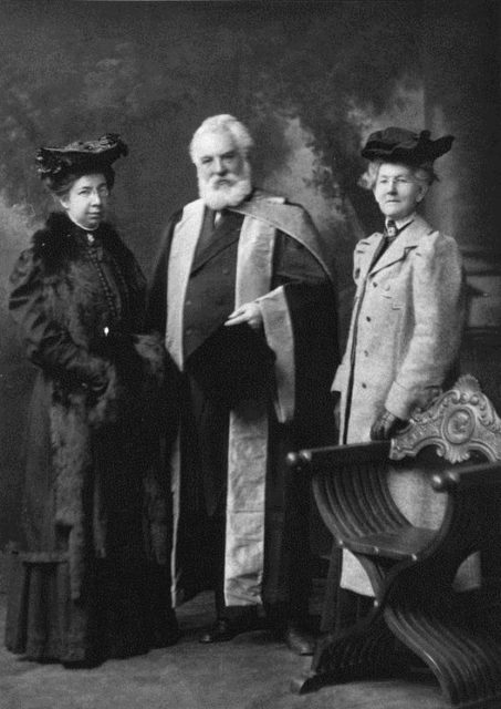 Bell, an alumnus of the University of Edinburgh, Scotland, receiving an honorary Doctor of Laws degree (LL.D.) at the university in 1906. Wikipedia/Public Domain
