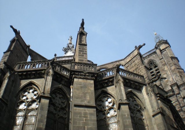 Bishop Hugues de la Tour was inspired by the construction of the Sainte Chapelle in Paris. Photo Credit